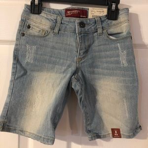 Arizona Bermuda Jean Shorts Size 8 Kids